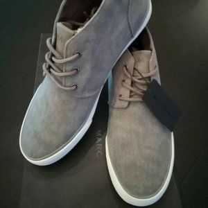 Andrew Marc Grey/White Sneakers Size 10.5 D